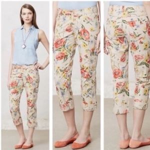 Hei Hei Sundrop Floral Size 2 Cargo Pants Anthropologie